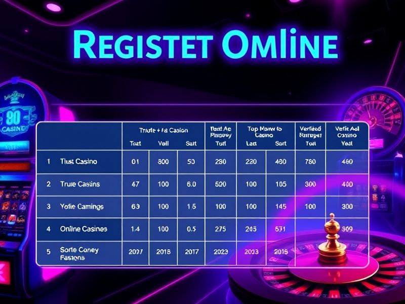 Discover trusted online casinos and learn how to register for access to the latest games, bonuses, and secure gambling experiences. Start playing today!